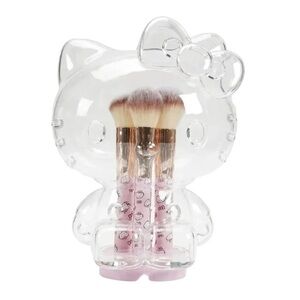Hello Kitty Makeup Brush Set with Pink Handles